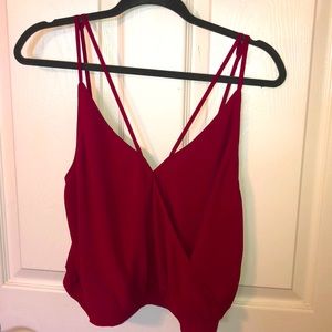 Strappy Magenta Top
